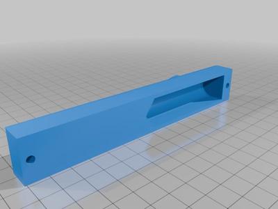 mezuzah case base design with holes