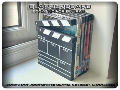 Clapperboard - Bookend for Blu Rays