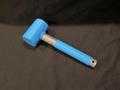 9.6oz Dead Blow TPU Hammer - Furniture Assembly +