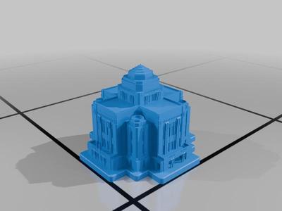 meridian temple with a base