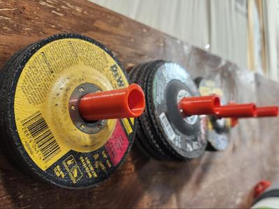 Grinding Disk Holder for 4.5" Disk "Wall Mounted"