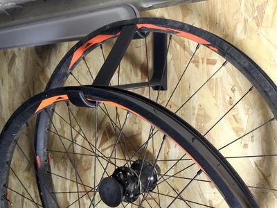 storage bicycle wheel wall mount / bike / mtb