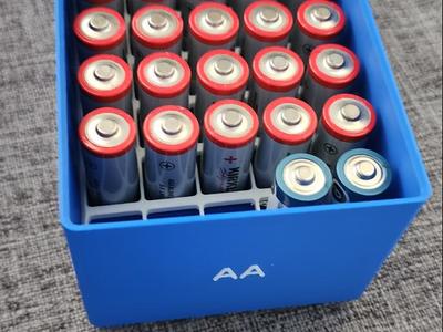 Full Battery Kit Holder - AA, AAA, C, D, etc