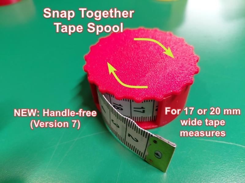 Snap Together Tape Spool Version 7