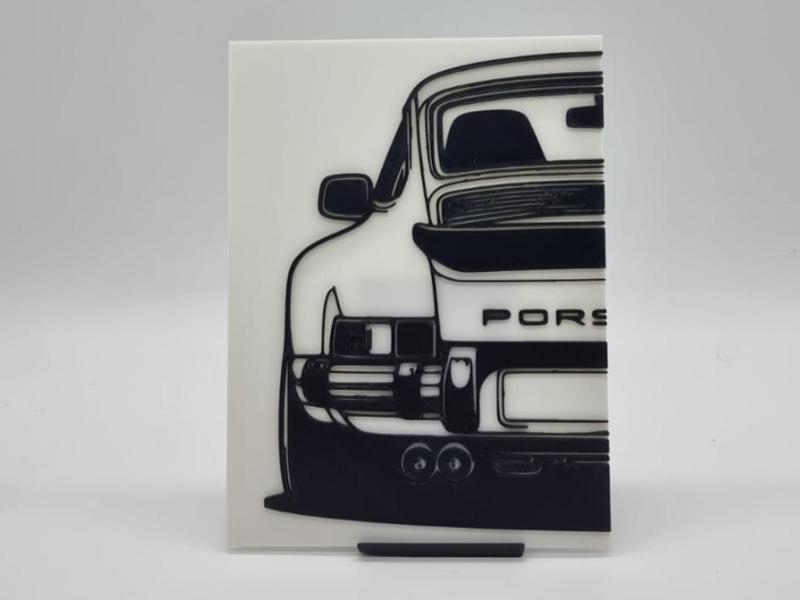2D Wall Art Porsche 911