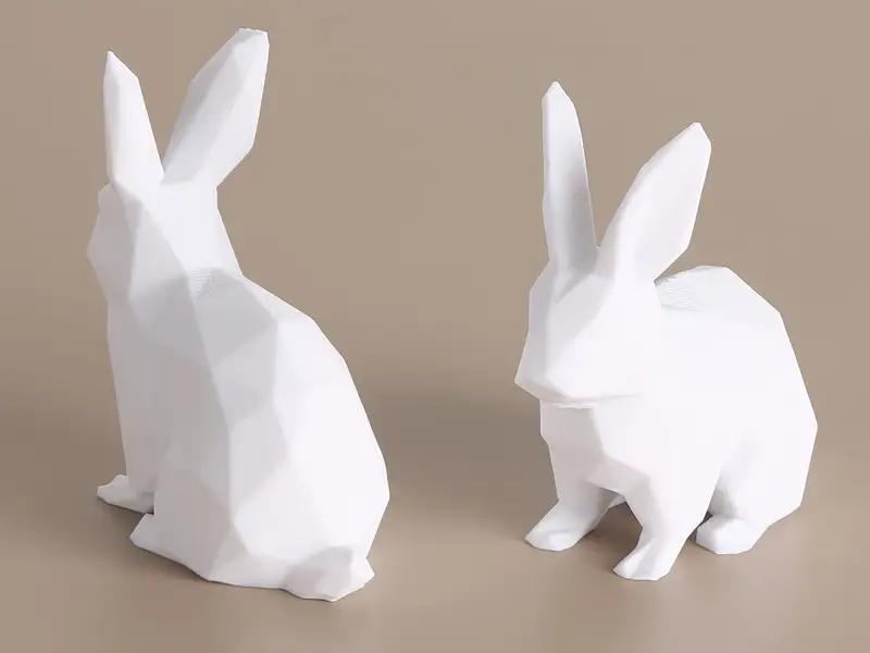 Low Poly Bunny / Easter Decor