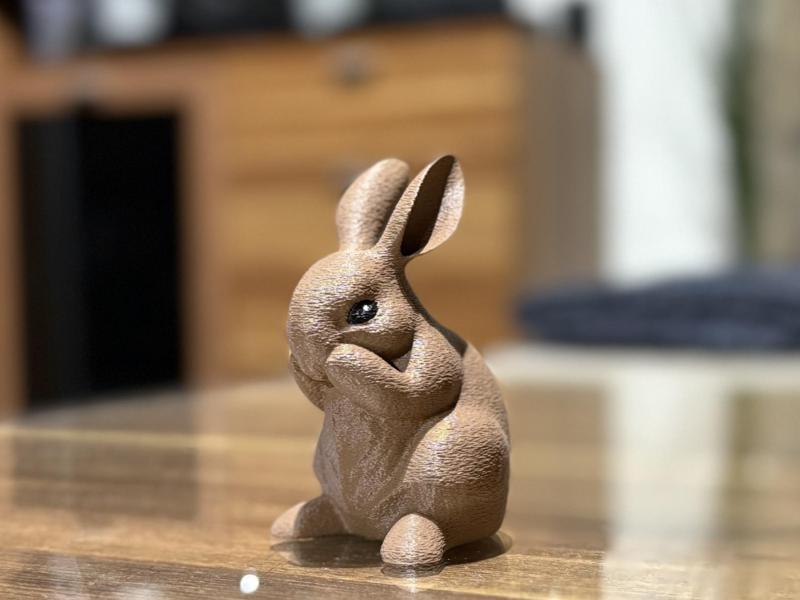 CUTE BUNNY WITH REALISTIC STRUCTURE / EASTER DECOR