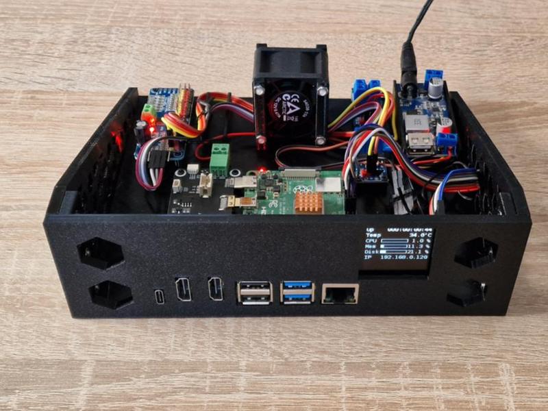 10-19inch rack mount - Drawer for Raspberry Pi 4+5