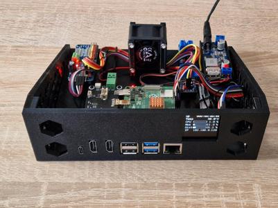 10-19inch rack mount - Drawer for Raspberry Pi 4+5