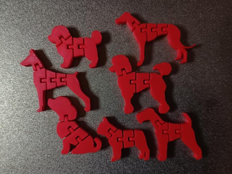 Articulated dogs set 2