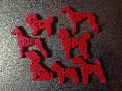 Articulated dogs set 2