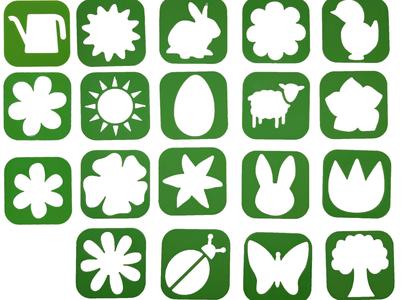 Drawing Stencils for Kids - Spring