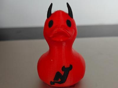 Devils Duck with Horns