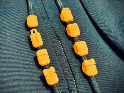 Dummy 13 Hoodie Drawstring Beads - Functional