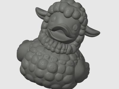 Sheep Rubber Duck
