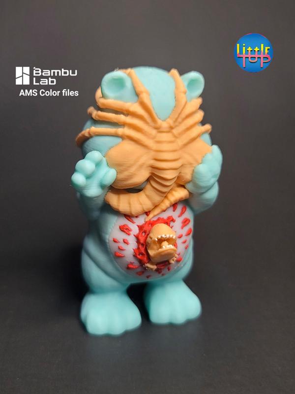 ALIEN FACEHUGGER BEAR