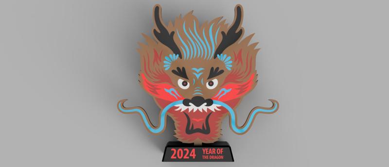 2024 Year of The Dragon - Jahr des Drachens  AMS Version - Parts Version