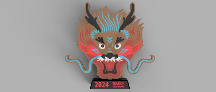 2024 Year of The Dragon - Jahr des Drachens  AMS Version - Parts Version