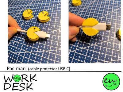Pac-Man (protector de cable USB C)