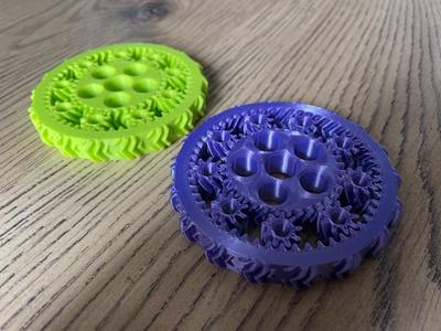 Double Helical Fidget Spinner - 83mm