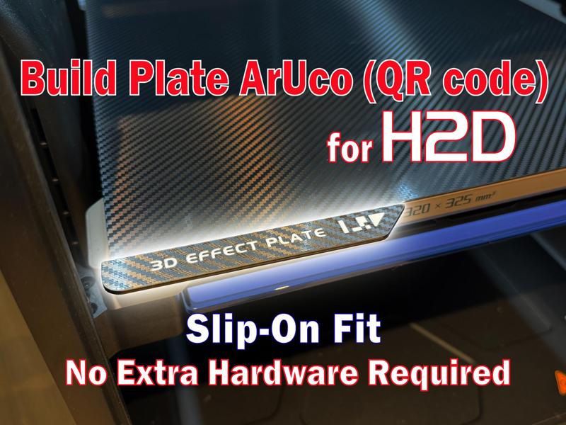 Slip-On Build Plate ArUco ( QR code) for H2D