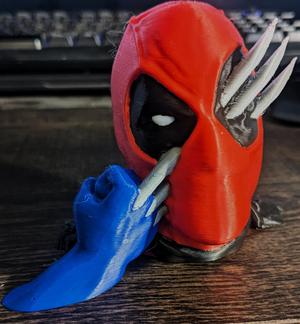 Deadpool and Wolverine bust or headset holder