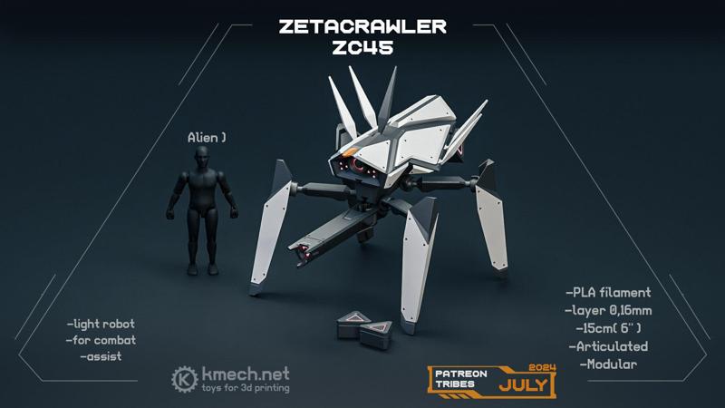 Zettacrawler robot scifi