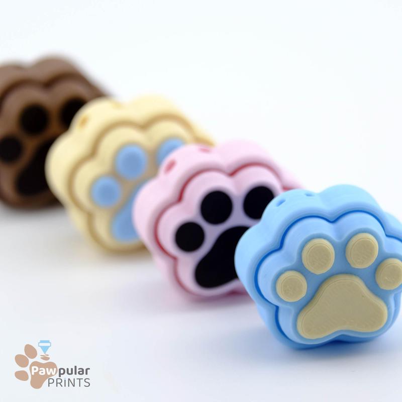 Pet Paw Clickers, Multi-Pack - Fidget Keychain [Private Use Only]