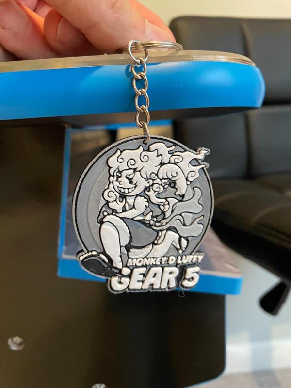 One Piece Keychain / Luffy / Gear 5