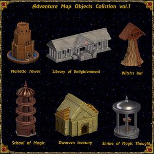Heroes 3 Adventure Map miniatures collection