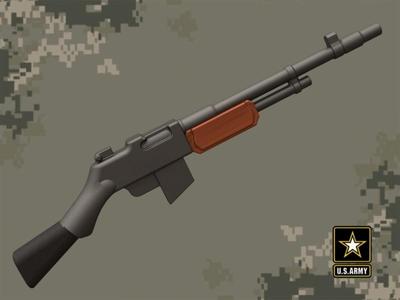 Browning Automatic Rifle for Lego minifigures