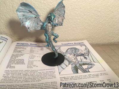 2nd ED AD&D Sapphire Dragon