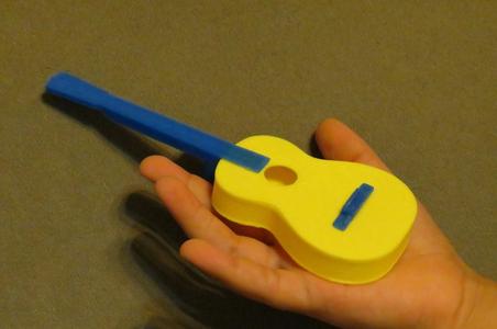 Simple mini guitar model