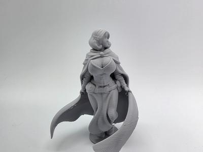 Female Elven Priestess Figurine