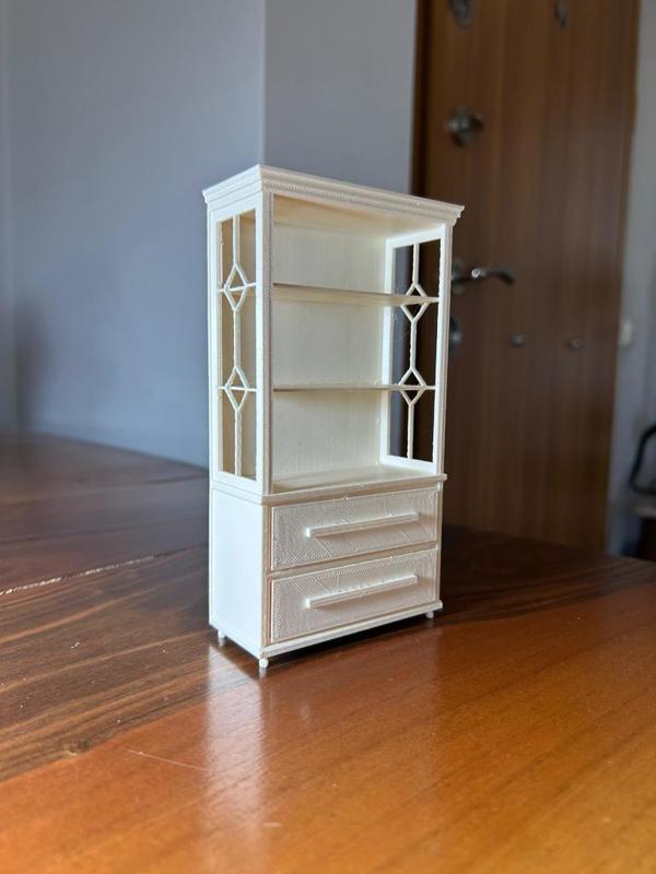 1/10 Scale Mini Display Cabinet | Detailed Model Design