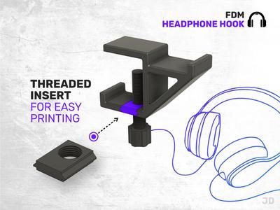 FDM Headphone Hook