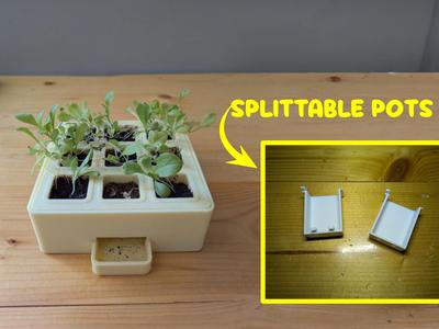 Minimal Self-Watering Seed Starter 
