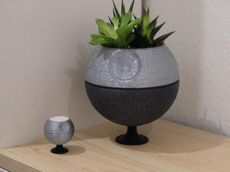 Death Star Floating Planter