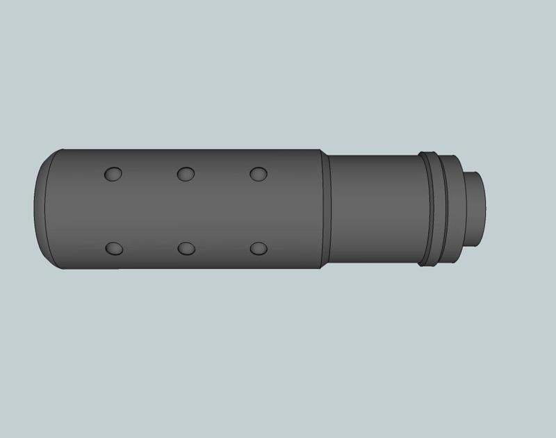 Airsoft Mk 23 Short silencer
