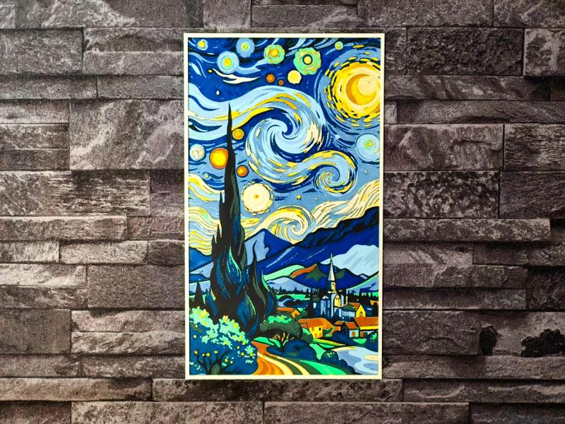 Hueforge The Starry Night Van Gogh