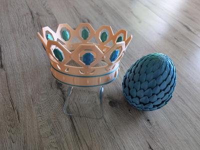 Crown for Children's Birthday Crown Diamond Sapphire