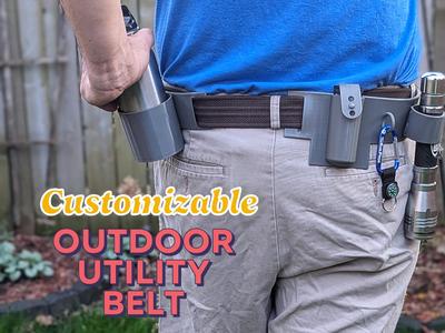 Customizable Outdoor Utility Belt