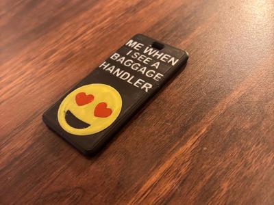 Luggage Tag Funny