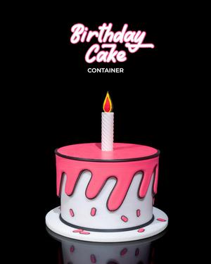 Birthday Cake Container