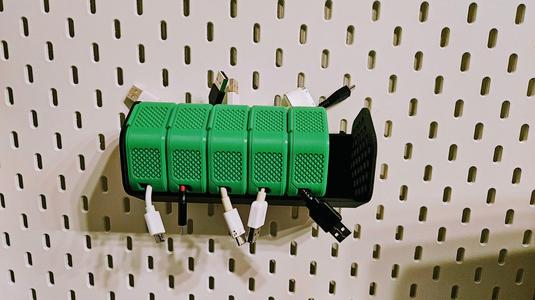 Storage Box for Portable Cable Organizer Skadis