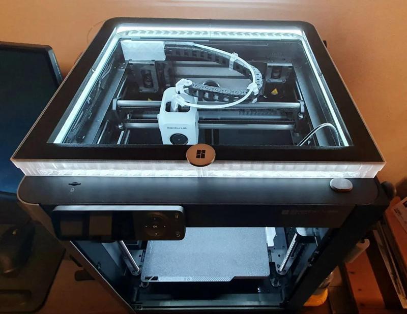 Bambu Lab LED Shield Ventilated Top Glass Riser for X1 and P1 Series