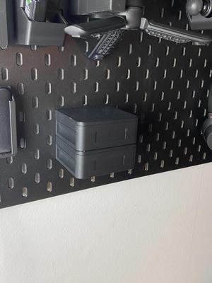 IKEA skadis, box storage system