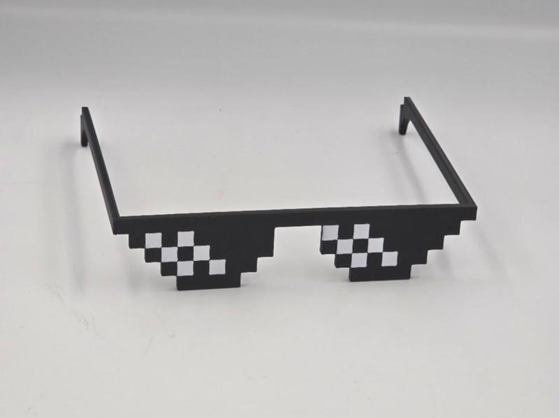 Minecraft glasses Pixel only 14g filament