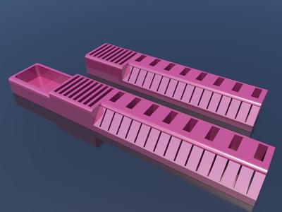 USB, SD, MicroSD holder with tray & fix