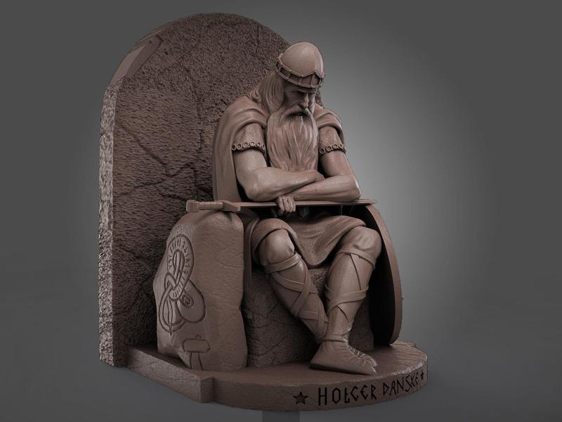 Danish warrior sitting